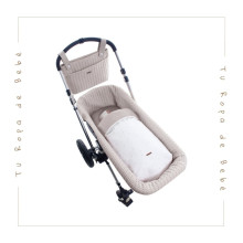 NUEVA COLECCIÓN. Saco interior capazo bebé PO CLEA Uzturre