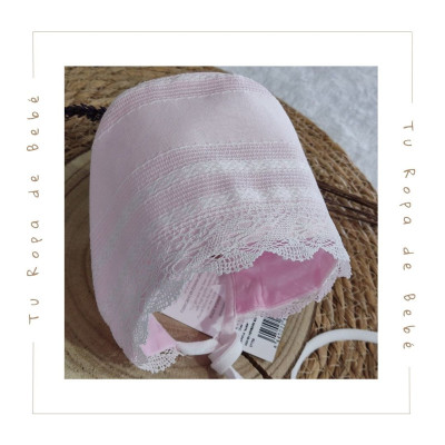 COLECCIÓN VERANO. Capota tela bebé niña AURA Paz Rodríguez