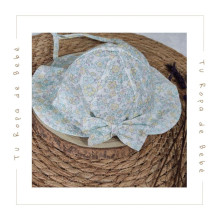 COLECCIÓN VERANO. Gorro bebé niña ALELI Paz Rodríguez