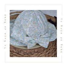 COLECCIÓN VERANO. Gorro bebé niña ALELI Paz Rodríguez