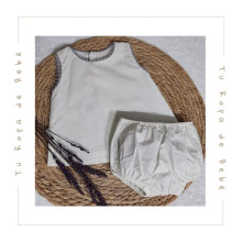 COLECCIÓN VERANO. Jesusito con braguita bebé niña TOPOS Babidu