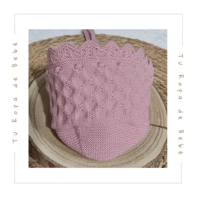 COLECCIÓN INVIERNO. Capota bebé niña DAMA Paz Rodríguez