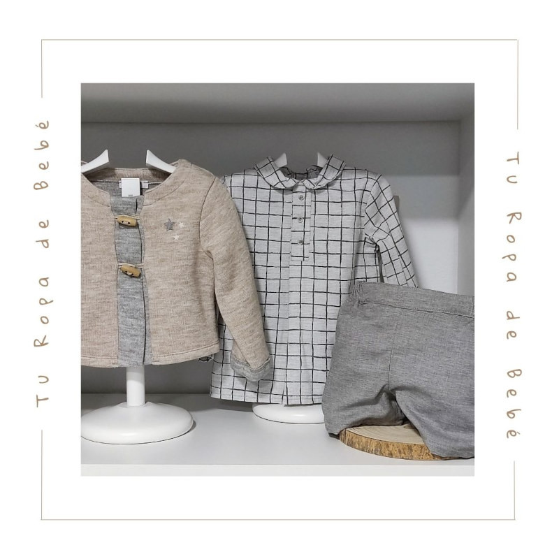 COLECCIÓN INVIERNO. Conjunto pantalón bebé niño Coco Acqua