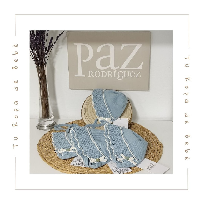 COLECCIÓN INVIERNO. Capota bebé niño MAGIA Paz Rodríguez