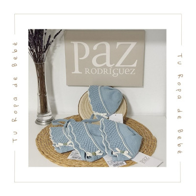 COLECCIÓN INVIERNO. Capota bebé niño MAGIA Paz Rodríguez