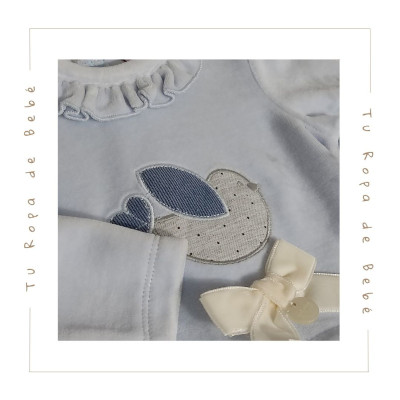 COLECCIÓN INVIERNO. Vestido bebé niña PÁJARO Kiriki