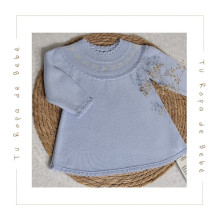 COLECCIÓN INVIERNO. Vestido bebé niña Artesanía Granlei