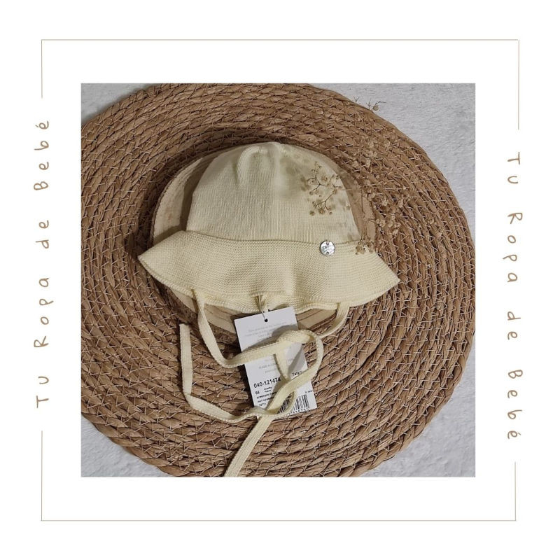 NUEVA COLECCIÓN. Sombrero punto bebé ESENCIAL Paz Rodríguez