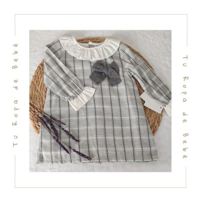 COLECCIÓN INVIERNO. Vestido bebé niña LA SYMPATHIE Mac Ilusión