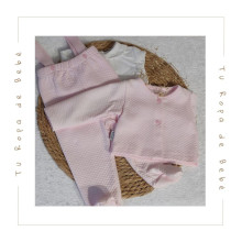 COLECCIÓN INVIERNO. Conjunto polaina tirantes bebé niña LONDON Babidu