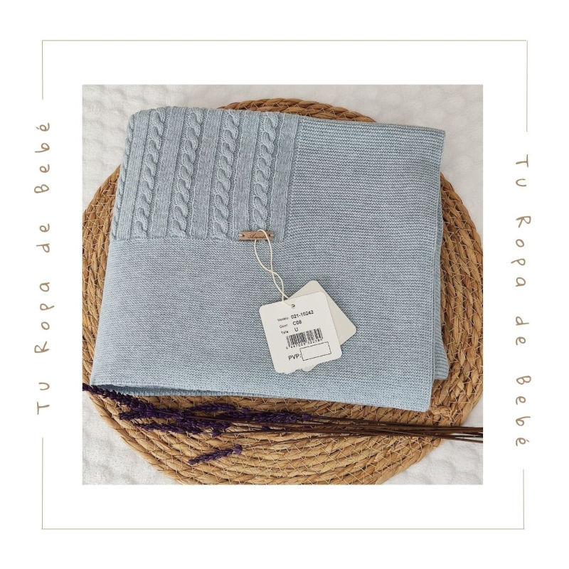 COLECCIÓN INVIERNO. Toquilla bebé niño SABBIA Martín Aranda