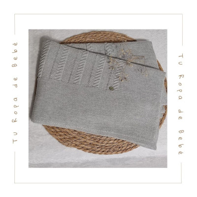 COLECCIÓN INVIERNO. Toquilla bebé PULGARCITO Paz Rodríguez