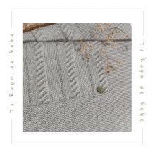 COLECCIÓN INVIERNO. Toquilla bebé PULGARCITO Paz Rodríguez