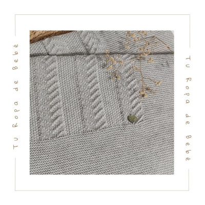 COLECCIÓN INVIERNO. Toquilla bebé PULGARCITO Paz Rodríguez