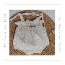 COLECCIÓN VERANO. Ranita bebé niña FLORES Coco Acqua