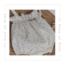 COLECCIÓN VERANO. Ranita bebé niña FLORES Coco Acqua