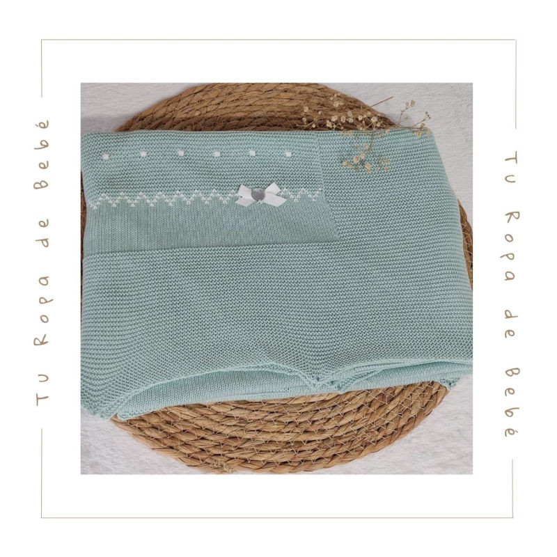 COLECCIÓN VERANO. Toquilla bebé IRIS Paz Rodríguez