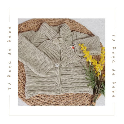 COLECCIÓN INVIERNO. Chaqueta larga bebé niño Juliana