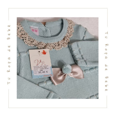 COLECCIÓN INVIERNO. Vestido bebé niña Juliana