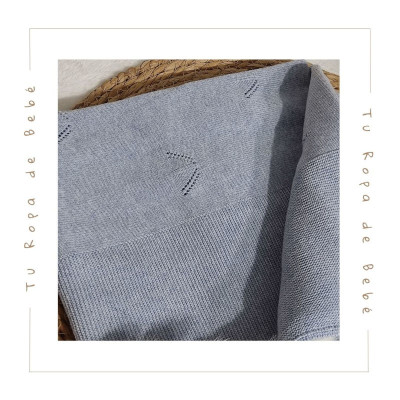 COLECCIÓN VERANO. Toquilla bebé niño NEL BLU Martín Aranda