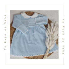 COLECCIÓN INVIERNO. Vestido bebé niña Sardón